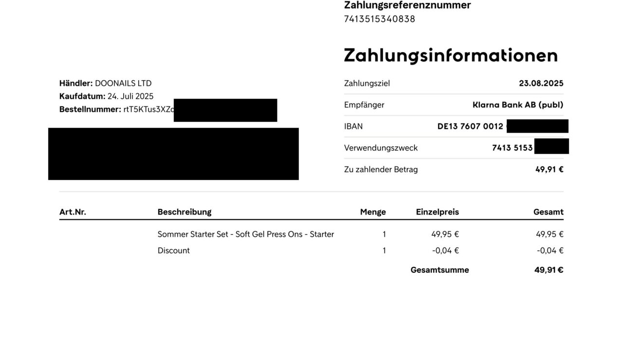 Pay-my-Bill: Neues Nagelequipment